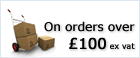 Free delivery on orders over &pound;100