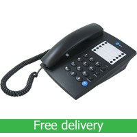 Agent 1000 Analogue Telephone - Black