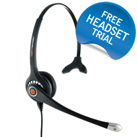 Agent 700 Monaural Noise Cancelling Headset Free Trial