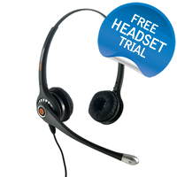 Agent 800 Binaural Noise Cancelling Headset Free Trial