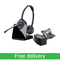 Plantronics CS520 Binaural Wireless Headset inc HL10