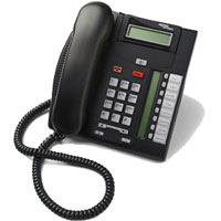 Nortel T7208 Digital Telephone Charcoal - Refurbished