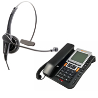 Agent 300 Headset and Agent 1100 Telephone Bundle