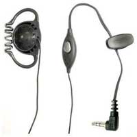 Cobra D Shape Earpiece with PTT for Cobra Walkie Talkies