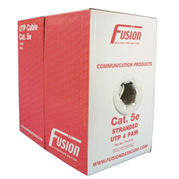 Fusion Cat 5E Stranded Cable - 305M - Grey