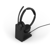 Jabra Evolve3 45 MS Link 390 USB-A Stereo with Charging stand