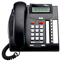 Nortel T7208 Digital Telephone Charcoal - Refurbished
