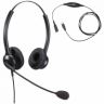 Unbranded Entry Level Double Ear Noise Cancelling Call Centre Headset With USB